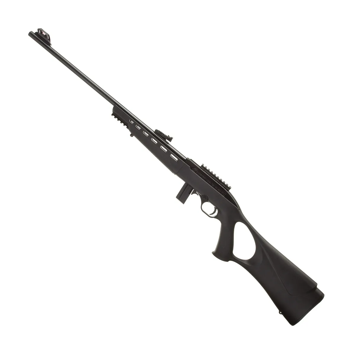 Rifle CBC 7022 Way Semiautomático Calibre .22LR Cano 21 Oxidado Coronha Thumbhole Polimero Preta